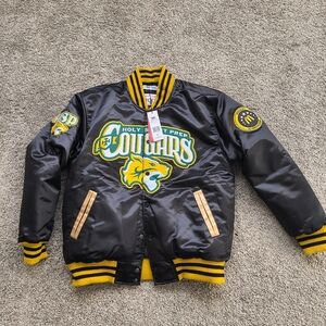 Unisex Anthony Edwards Holy Spirit Prep Cougars satin jacket Size XL